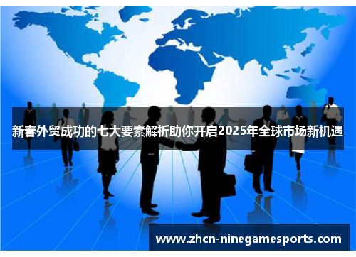 新春外贸成功的七大要素解析助你开启2025年全球市场新机遇